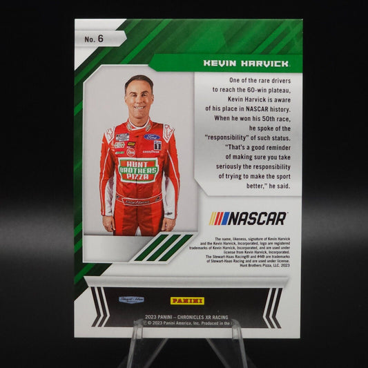 2023 Panini Chronicles - XR Holo Silver #6 Kevin Harvick /10 - NASCARD.shop