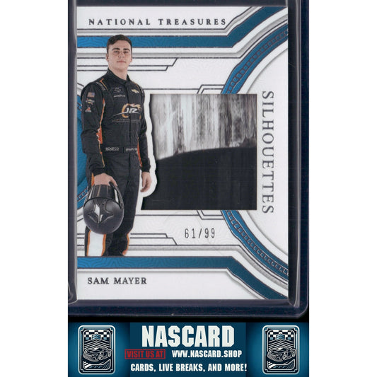 2024 Panini National Treasures #SS-SMR Sam Mayer Silhouettes #/99