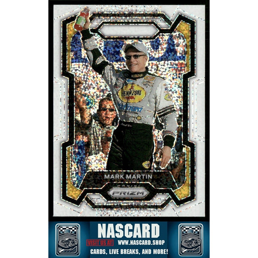 2024 Panini Prizm - Mark Martin #61 White Sparkle Prizm