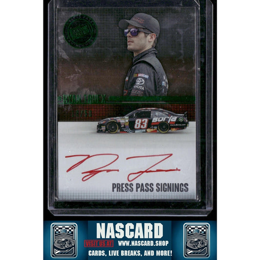 2014 Press Pass Signings #PPS-RT Ryan Truex Press Pass Signings Green #/50 - NASCARD.shop