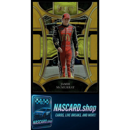 2024 Panini Select #219 Jamie McMurray Gold Prizms #10/10 - NASCARD.shop