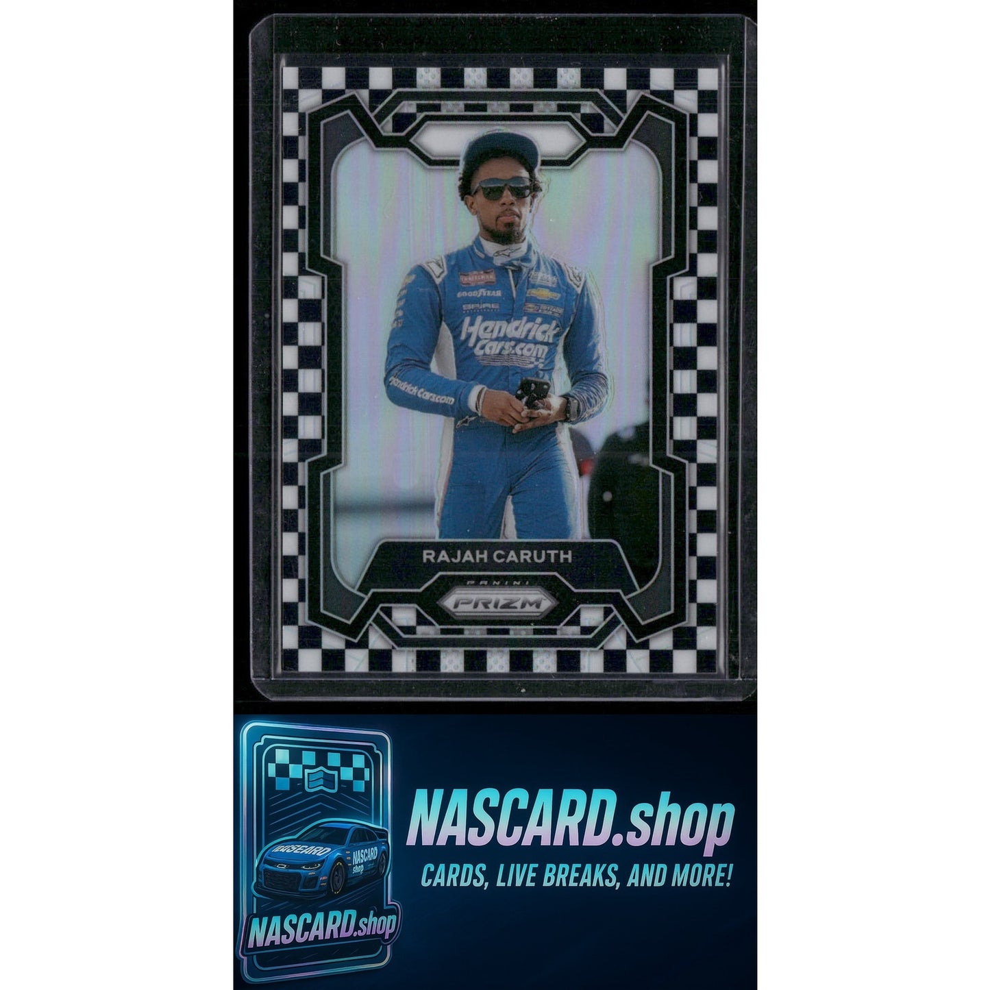 2024 Panini Prizm #22 Rajah Caruth Checkered Flag #/75 - NASCARD.shop