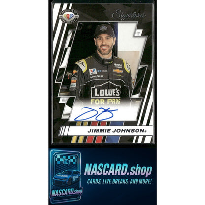 2024 Donruss #75-JJ Jimmie Johnson NASCAR 75th Anniversary Signatures