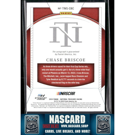 2024 National Treasures Treasured Moments Signatures Chase Briscoe /99