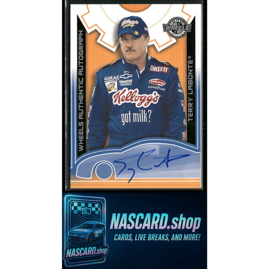 2003 Wheels High Gear Terry Labonte Autographs - NASCARD.shop