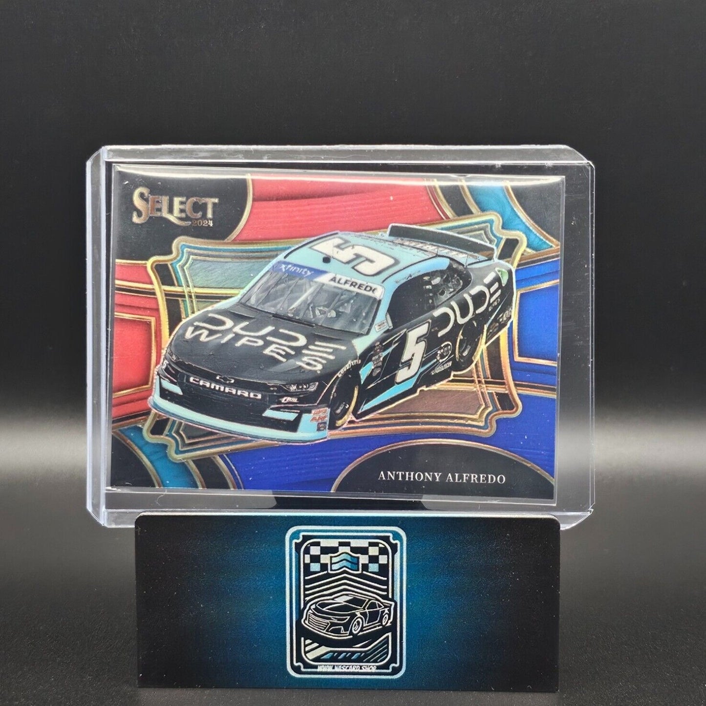 2024 Panini Select - Pit Road Red And Blue Prizm #176 Anthony Alfredo /149 - NASCARD.shop