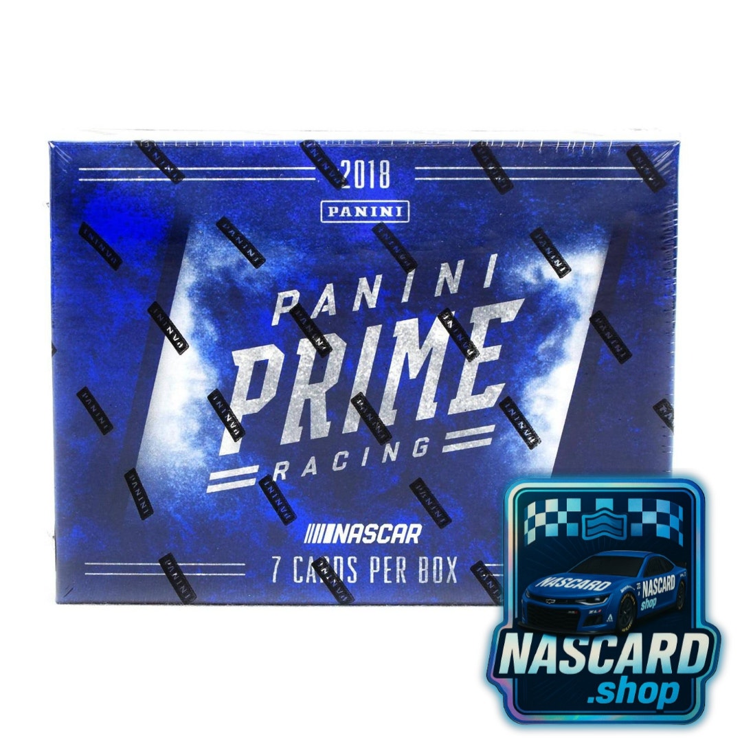 2018 Panini Prime Racing NASCAR Hobby Box - Premium Trading Cards - NASCARD.shop