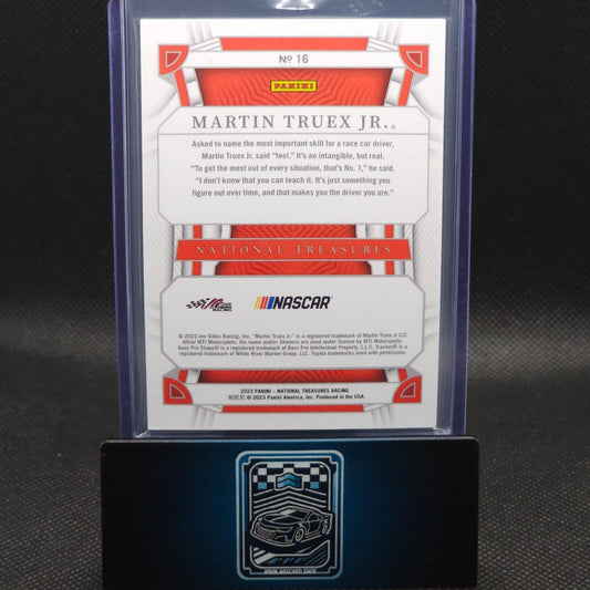 2023 Panini National Treasures Racing Base #16 Martin Truex Jr. 14/25