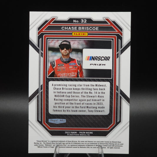 2023 Panini Prizm - Chase Briscoe #32 White Sparkle Prizm