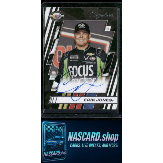 2023 Panini National Treasures Erik Jones NASCAR 75th Anniversary Signatures