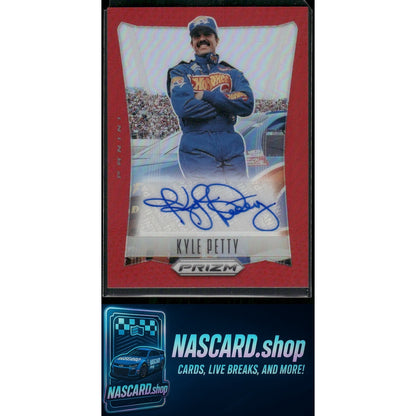 2024 Panini Prizm #TS-KPY Kyle Petty Throwback Signatures Red #/75