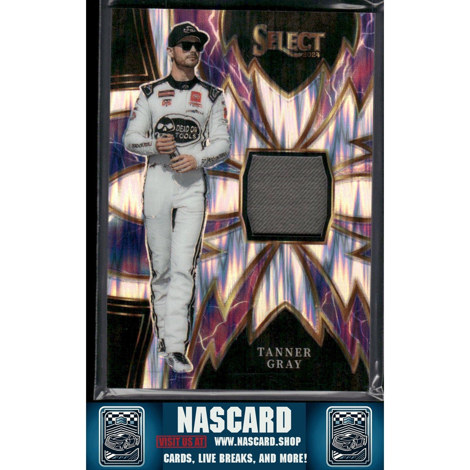 2024 Panini Select #S-TAN Tanner Gray Sparks Flash Prizms - NASCARD.shop