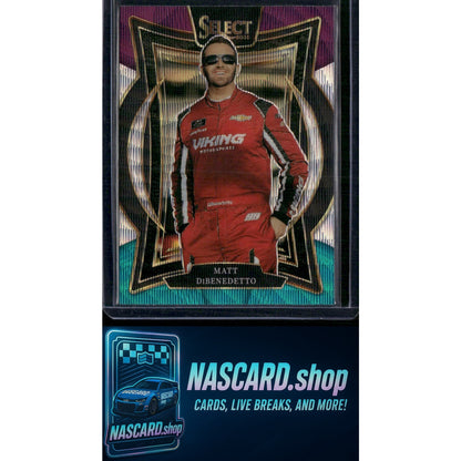2025 Panini Select #19 Matt DiBenedetto Tri-Color Prizms