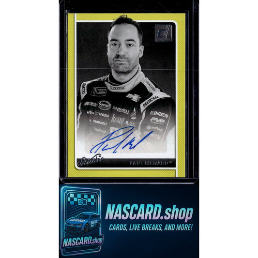 2018 Donruss #SS-PM Paul Menard Studio Signatures