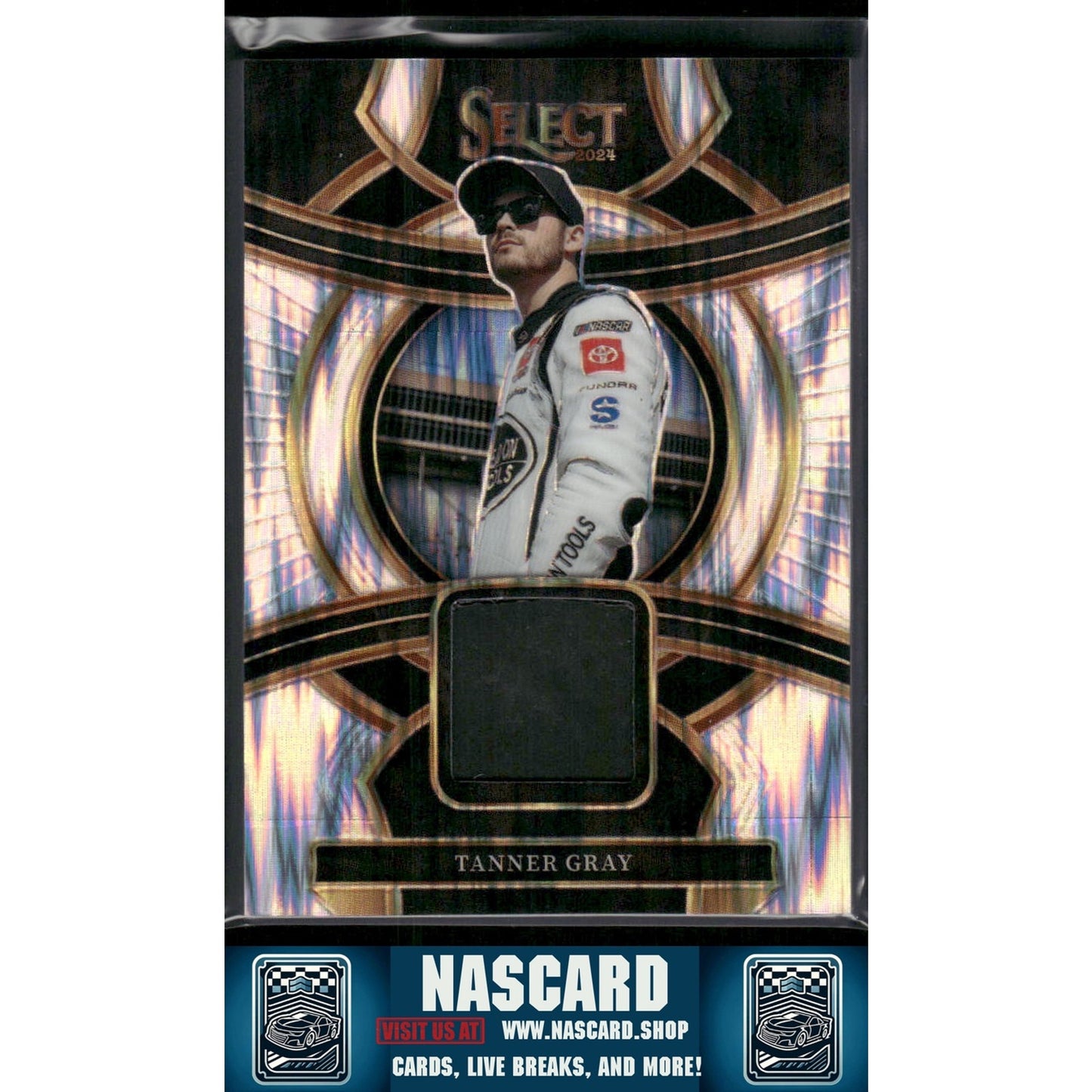 2024 Panini Select #SS-TAG Tanner Gray Selective Swatches Flash Prizms - NASCARD.shop