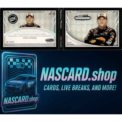 2013 Press Pass Showcase Tony Stewart NASCAR Sprint Cup Patch Book 1/1
