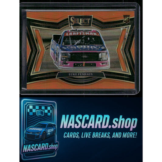 2025 Panini Select Pit Road #146 Luke Fenhaus Orange Prizms #/49 RC - NASCARD.shop
