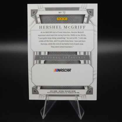 2023 National Treasures NASCAR Diamond Anniversary Midnight Hershel McGriff /20 - NASCARD.shop