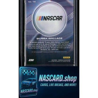 2023 Panini Chronicles #14 Bubba Wallace Recon Holo Silver #/10