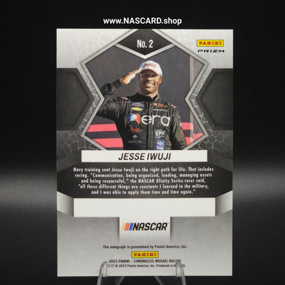 2023 Panini Chronicles - Mosaic Jesse Iwuji #2 Autographs (AU, RC)