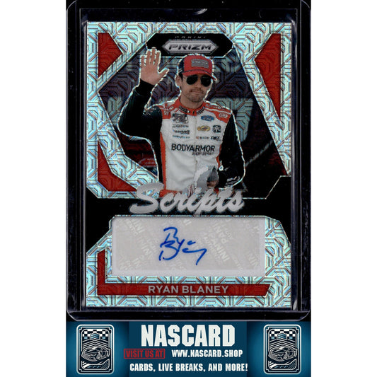 2024 Panini Prizm #S-RBY Ryan Blaney Scripts Mojo #/25 - NASCARD.shop