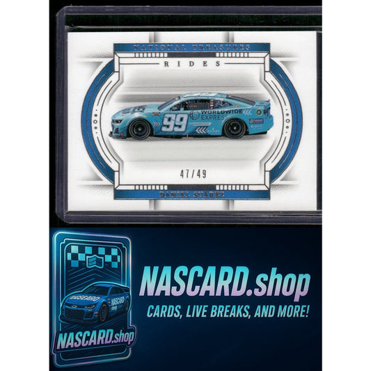 2024 Panini National Treasures #18 Daniel Suarez #/49 - NASCARD.shop