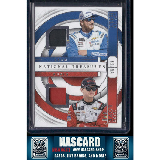 2024 Panini National Treasures #TD-RCR2 Austin Hill / Jesse Love Team Duals