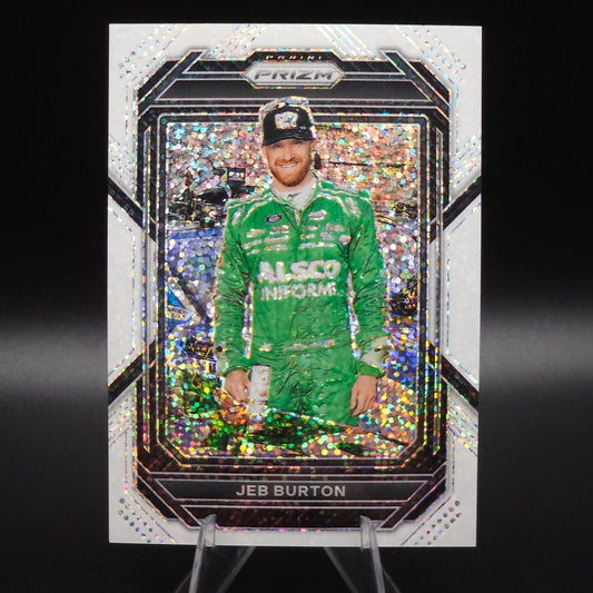 2023 Panini Prizm - Jeb Burton #81 White Sparkle Prizm