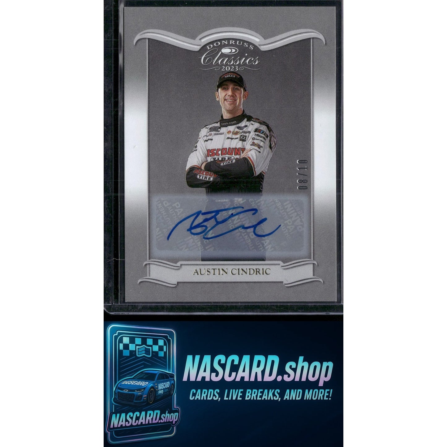 2023 Panini Chronicles #3 Austin Cindric Classics Autographs Gold - NASCARD.shop