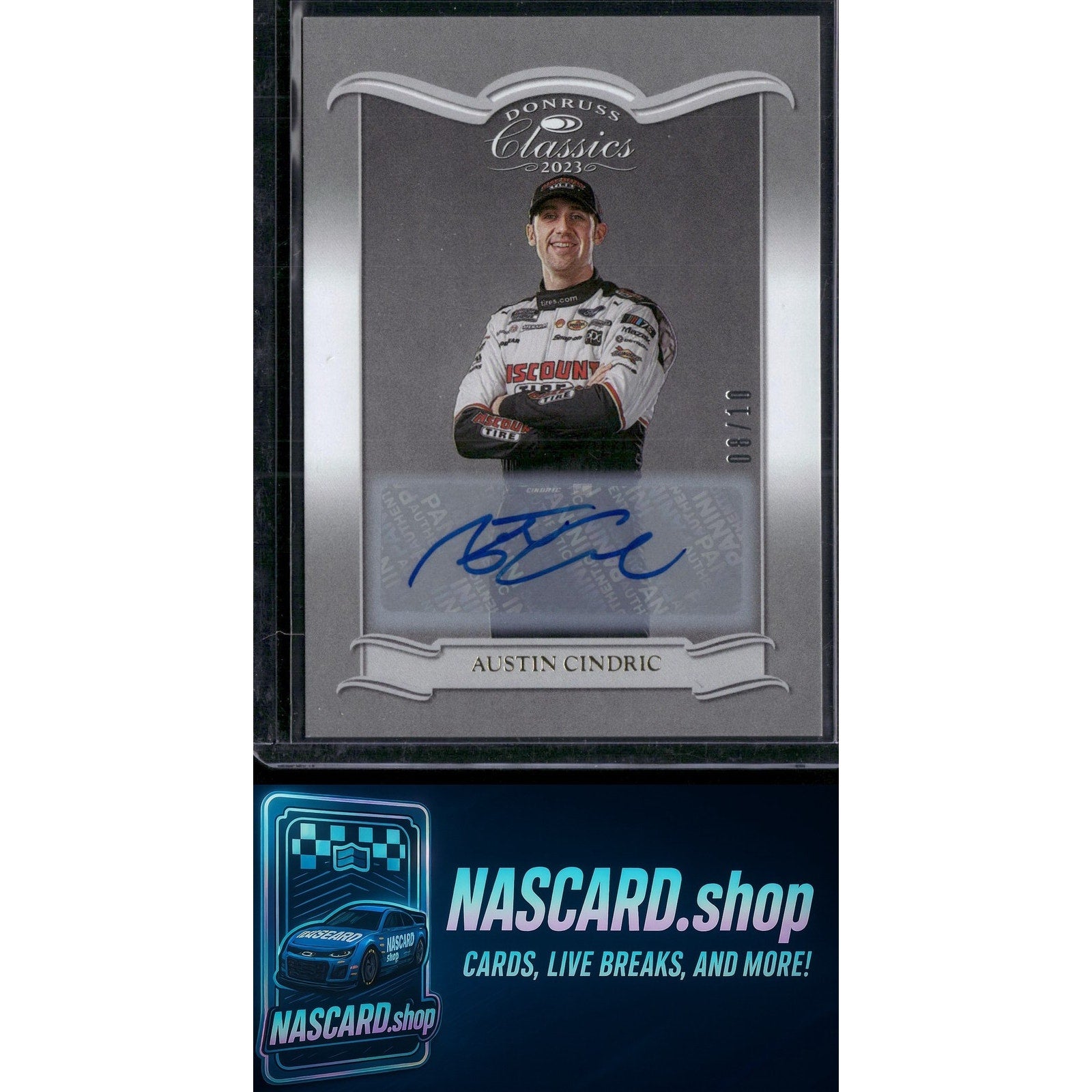 2023 Panini Chronicles #3 Austin Cindric Classics Autographs Gold - NASCARD.shop