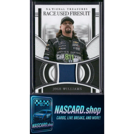 2024 Panini National Treasures #RUF-JWS Josh Williams Race Used Firesuit #/99 - NASCARD.shop