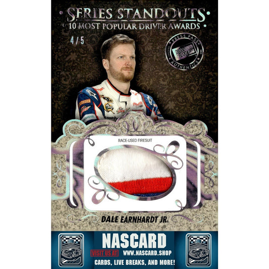 2013 Press Pass Showcase Dale Earnhardt Jr. Series Standouts Mem Melting #/5