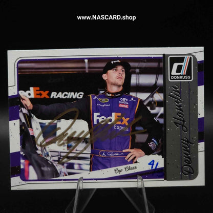 2017 Panini Donruss NASCAR Buy Back Autograph #120 Denny Hamlin /5