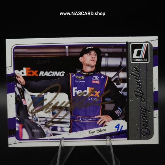 2017 Panini Donruss NASCAR Buy Back Autograph #120 Denny Hamlin /5
