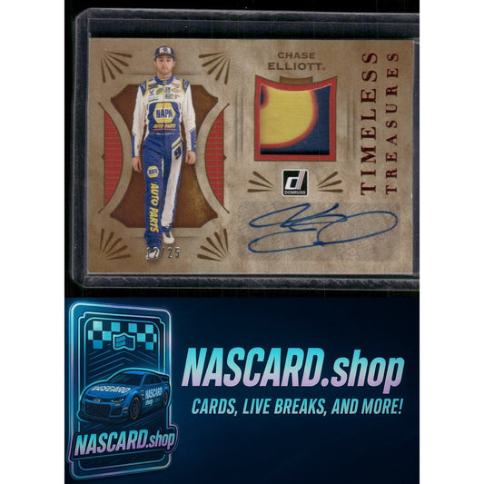 2021 Donruss Chase Elliott Timeless Treasures Material Signatures Red #/25