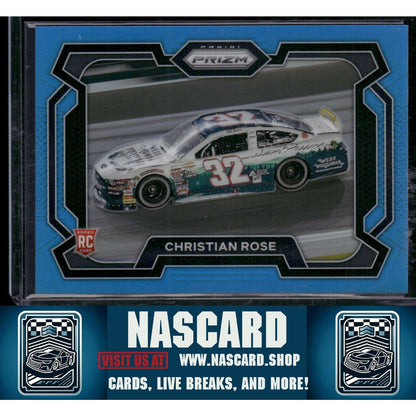 2024 Panini Prizm #53 Christian Rose Carolina Blue #/49 - NASCARD.shop