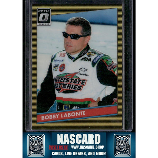 2019 Donruss #61 Bobby Labonte Optic Gold #/10