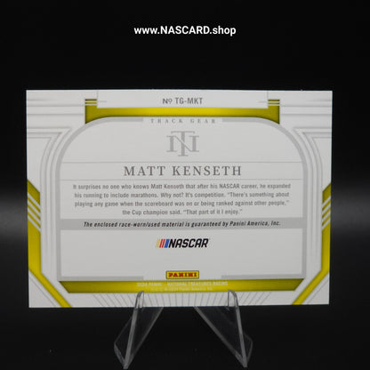2024 Panini National Treasures Track Gear Matt Kenseth /99 - NASCARD.shop