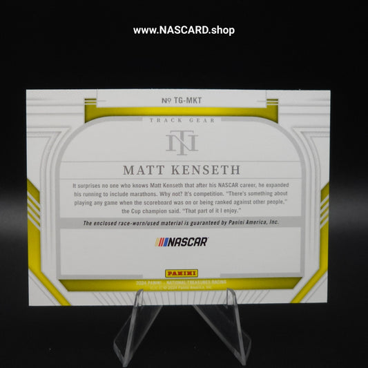 2024 Panini National Treasures Track Gear Matt Kenseth /99 - NASCARD.shop