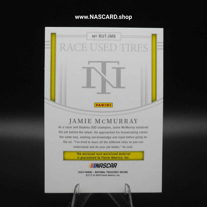 2024 National Treasures Race Used Tires Holo Silver Jamie McMurray /25
