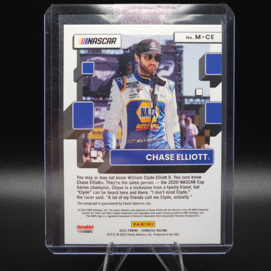 2023 Panini Donruss NASCAR - Monikers Red #M-CE Chase Elliott 04/25
