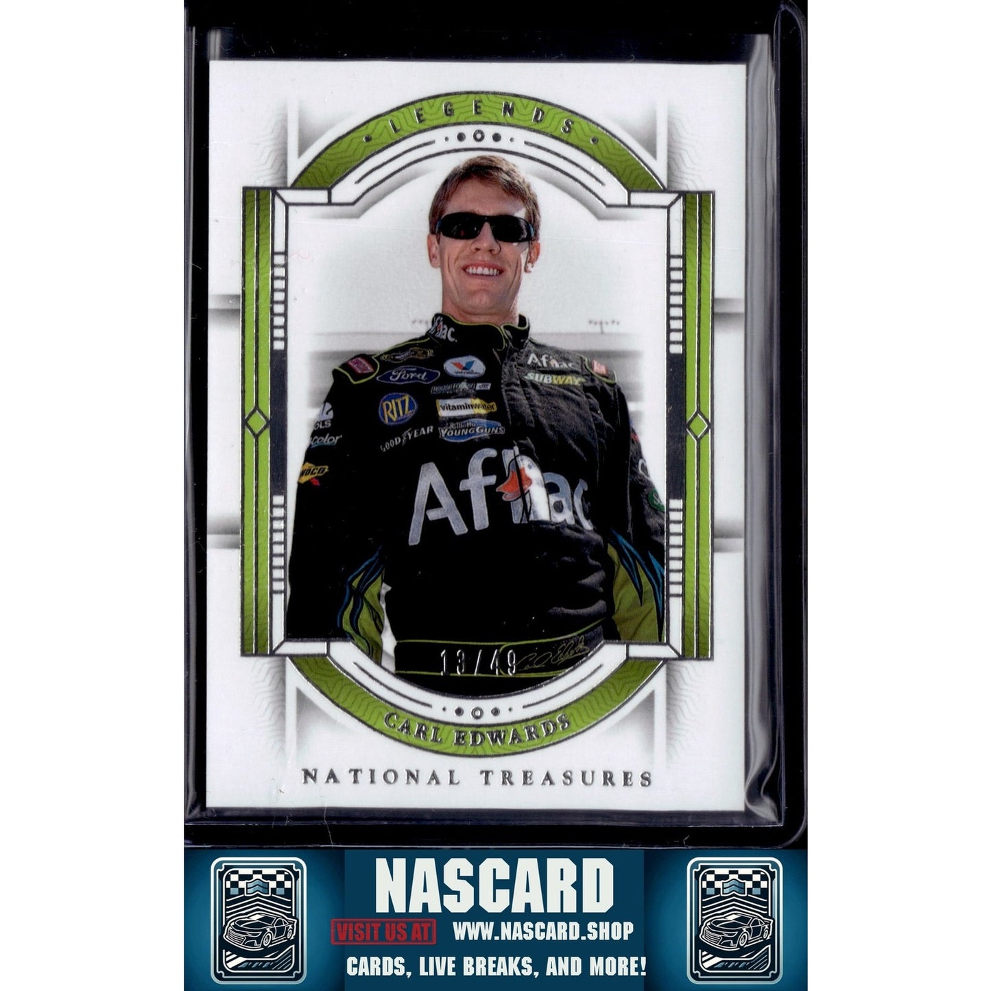 2024 Panini National Treasures #88 Carl Edwards #/49