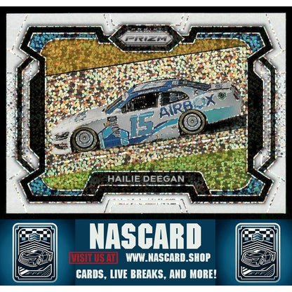 2024 Panini Prizm - Hailie Deegan #16 White Sparkle Prizm