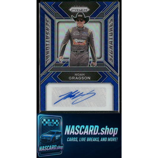 2024 Panini Prizm #SS-NGN Noah Gragson Sensational Signatures Blue #/49