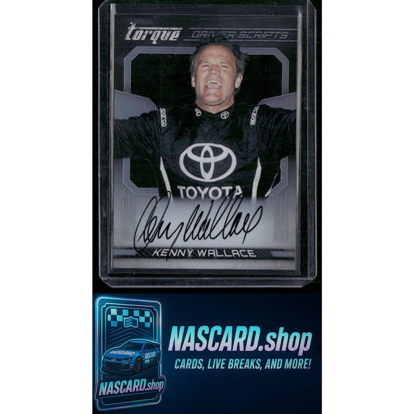 2017 Panini Torque #DS-KW Kenny Wallace Driver Scripts