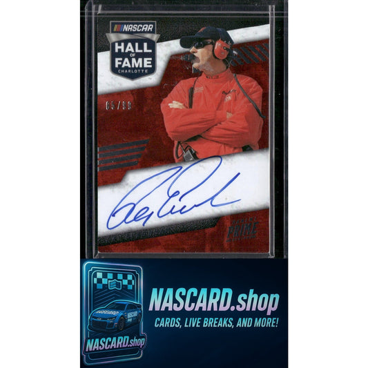 2023 Panini Prime #HFS-REM Ray Evernham Hall of Fame Signatures #/99 - NASCARD.shop