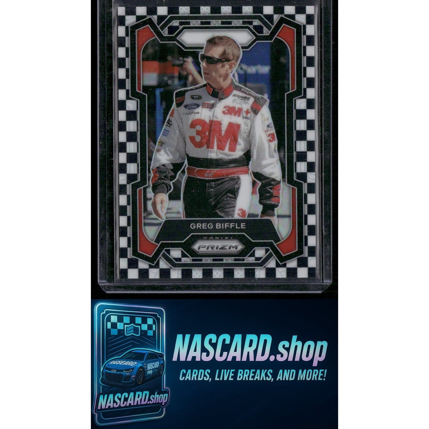 2024 Panini Prizm #13 Greg Biffle Checkered Flag #/75