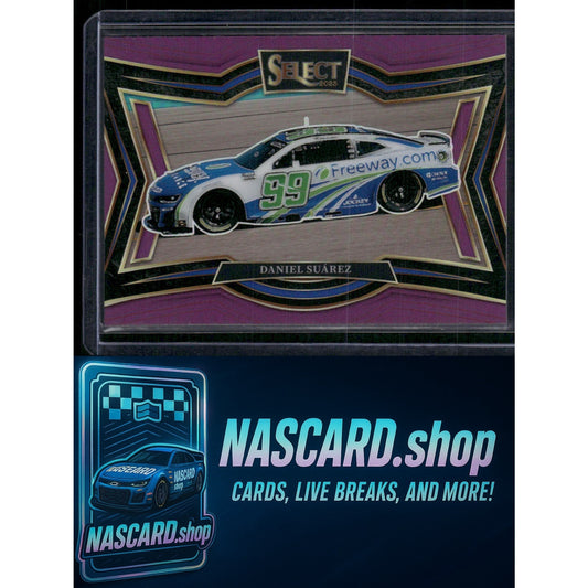 2025 Panini Select #180 Daniel Suarez Purple Prizms #/85