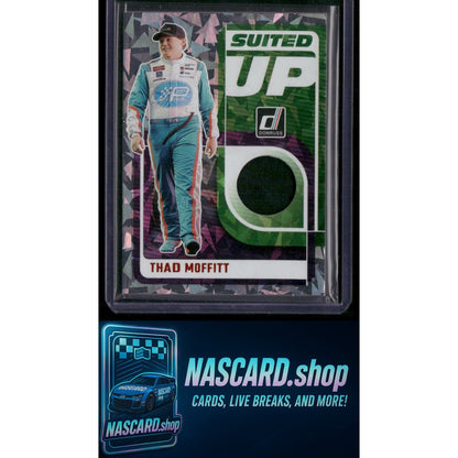 2025 Donruss #SU-TMT Thad Moffitt Suited Up Swatches Orange Ice