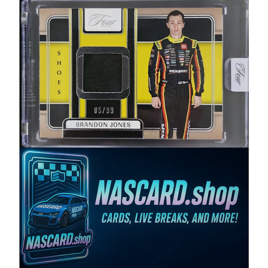 2025 Panini Turn Four #SH-BJN Brandon Jones Shoes #/99